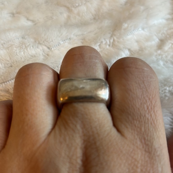 STERLING SILVER SQUARE RING - Picture 3 of 3